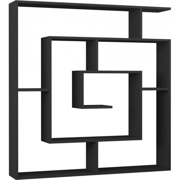 Labyrinth-Bücherregal - Anthrazit