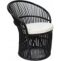 Narva Sessel aus Rattan - Schwarz