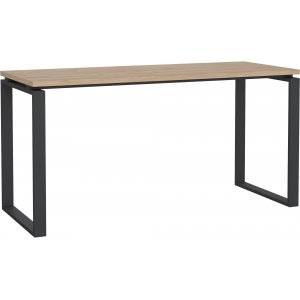 Schilderschreibtisch 150 cm - Mattgrau/Hickory