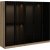 Cavolo Kleiderschrank 225x52x210 cm - Braun/Rauch