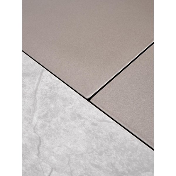 Valentino Esstisch 160-220 x 90 cm - Grauer Marmor/Hellgrau/Gold Valentino Esstisch 160-220 x 90 cm - Grauer Marmor/Hellgrau/Gold