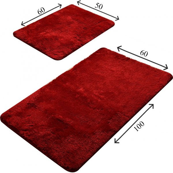 Unoco Badezimmermatte - Rot Unoco Badezimmermatte - Rot