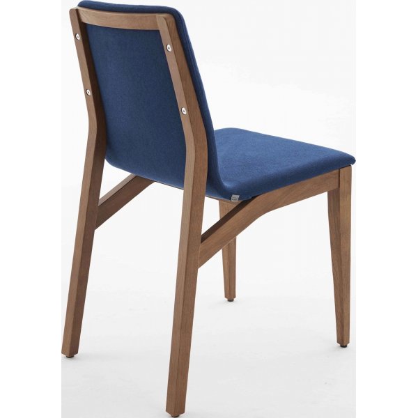 Kos Esszimmerstuhl - Optionale Farbe des Rahmens und der Polsterung