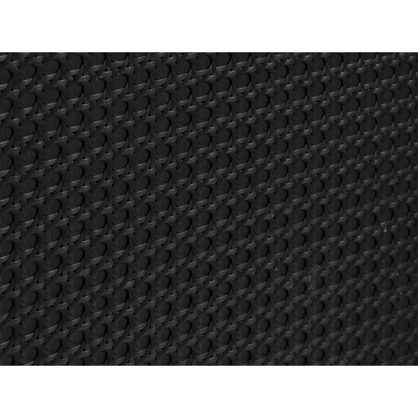 Menu schwarzer Nachttisch mit Schublade