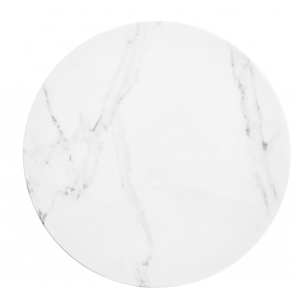Couchtisch Wisconsin Ø60 cm - Weißer Marmor/Gold Couchtisch Wisconsin Ø60 cm - Weißer Marmor/Gold