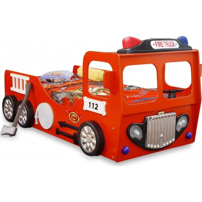Feuerwehrauto Alfons - 90x190 cm + Mbelpflegeset fr Textilien