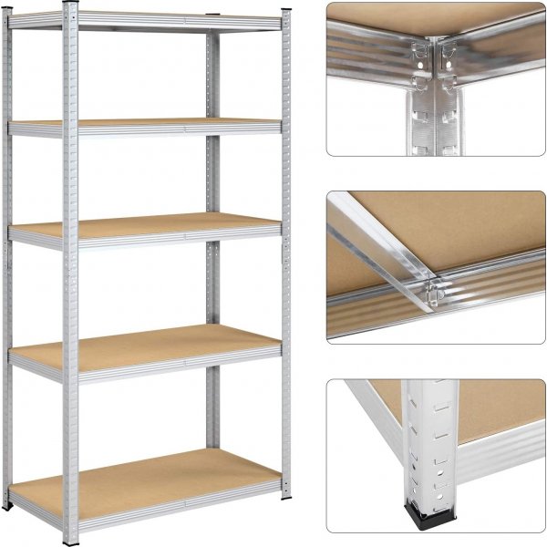 Galore Regal 200 cm - Silber/Beige