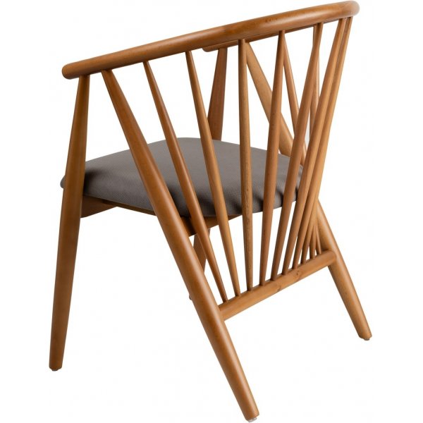 Doris Sessel - Eiche/Grau