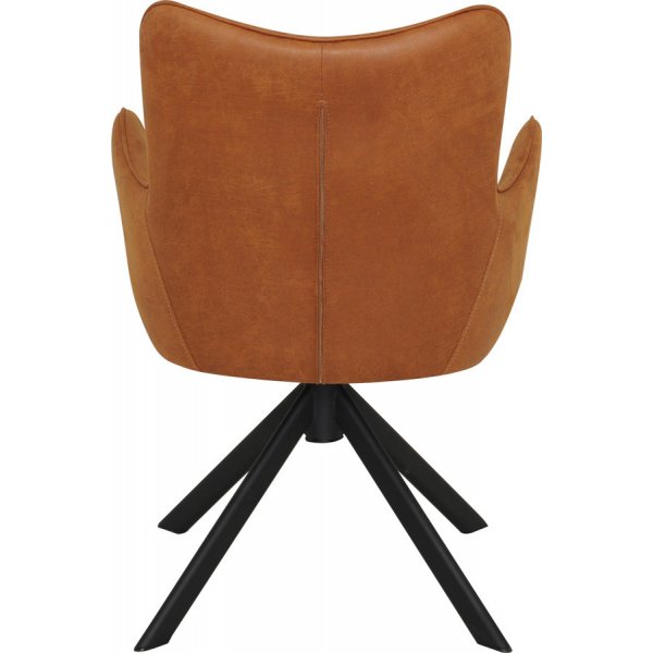 Teodor Esszimmerstuhl - Braunes PU