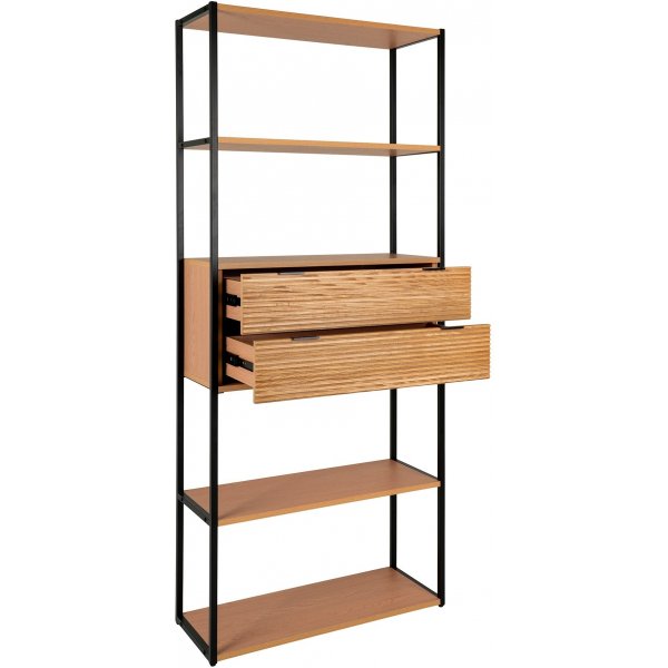 Minato Bücherregal - Esche/Schwarz Minato Bücherregal - Esche/Schwarz