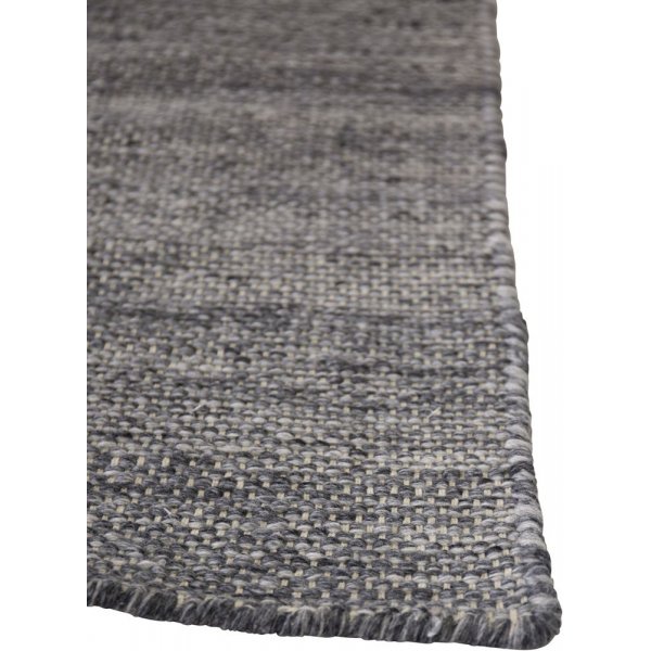 Flickenteppich Trevor - Graphitgrau Polyester