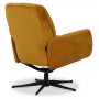 Sessel Smilla (Recliner) - Goldener Samt