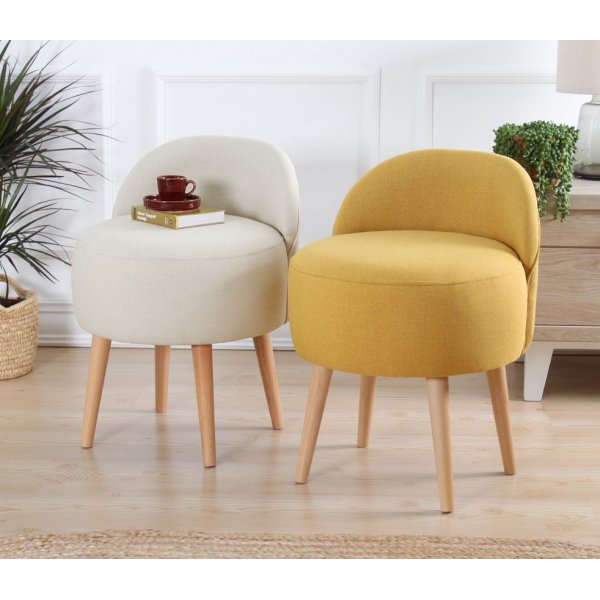 Hocker Corvile - Creme Hocker Corvile - Creme
