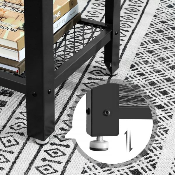 Lasse Konsolentisch 101,5 x 35 cm - Braun/Schwarz