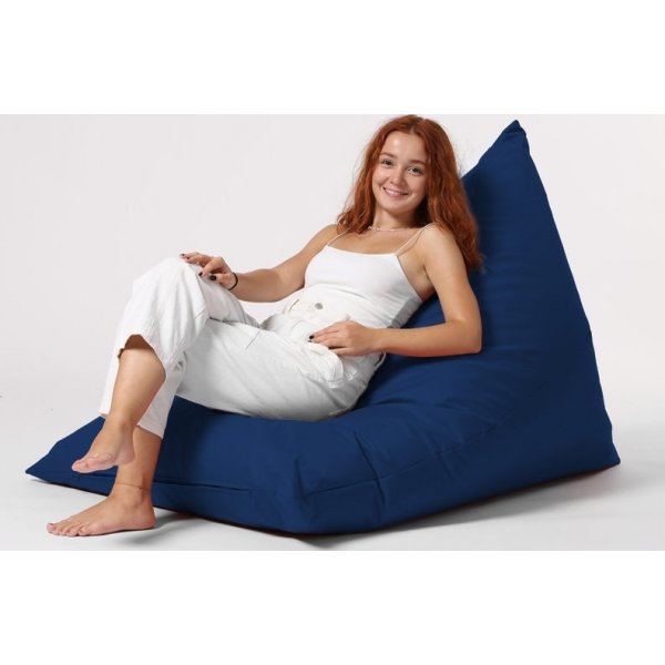 Pyramiden-Sitzsack - Dunkelblau Pyramiden-Sitzsack - Dunkelblau