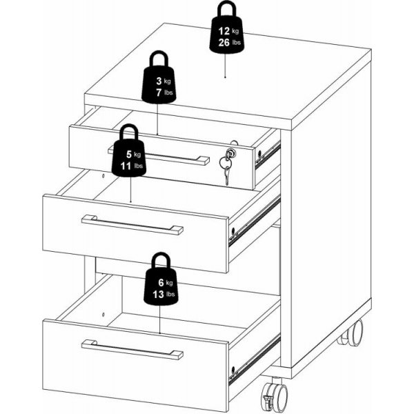 Prima Schubladenherz - Weiß Prima Schubladenherz - Weiß