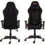 Alpha Gaming-Stuhl - Schwarz/Gold