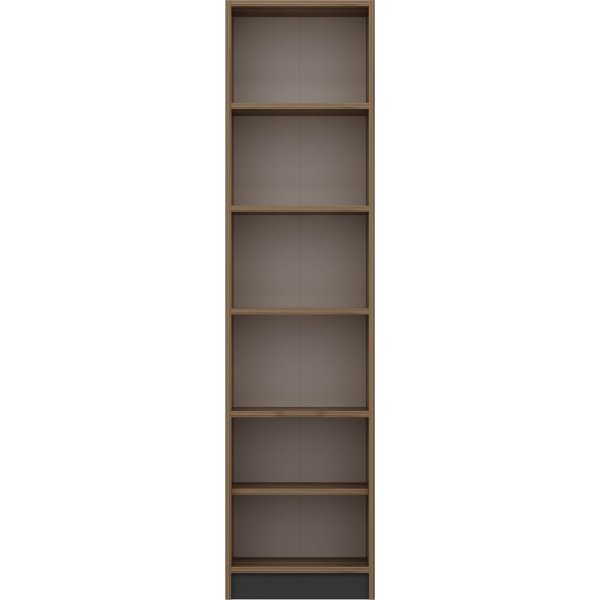 Elina B�cherregal 1 - Walnuss/Anthrazit