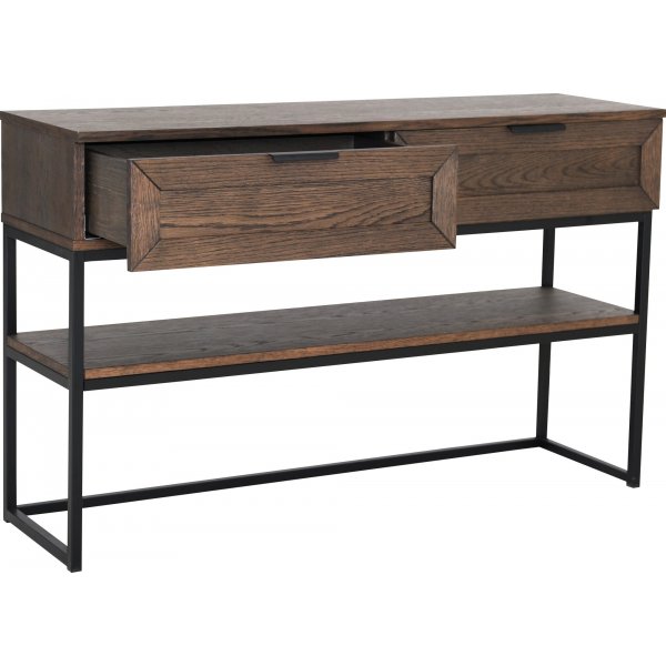 Zion Konsolentisch 120 x 36 cm - Geöltes braunes Eichenfurnier Zion Konsolentisch 120 x 36 cm - Geöltes braunes Eichenfurnier