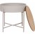 Sisco Beistelltisch Beige/Grau 40 cm