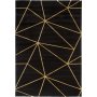 Diamantlinien Gold - 160x230 cm