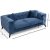 Como 2-Sitzer-Sofa - Blau