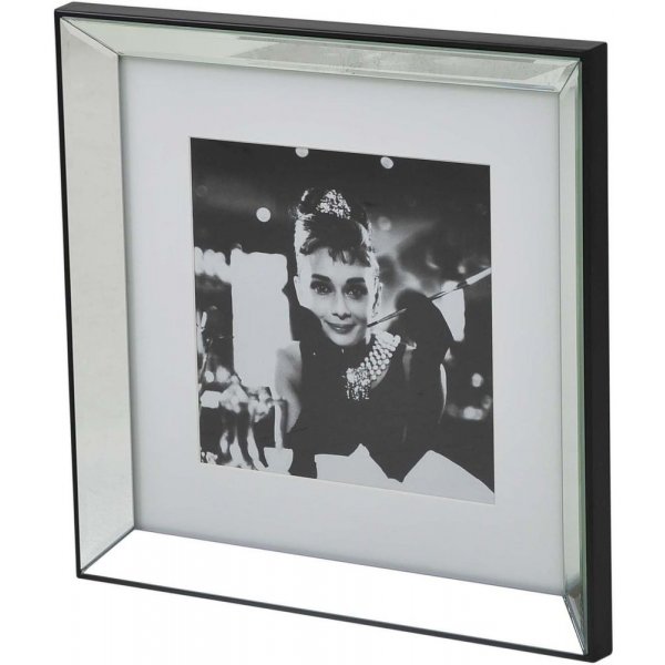 Villa Bild Audrey Hepburn - Spiegelrahmen Villa Bild Audrey Hepburn - Spiegelrahmen