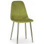 Paradis Velvet Stuhl - Grn / Messing