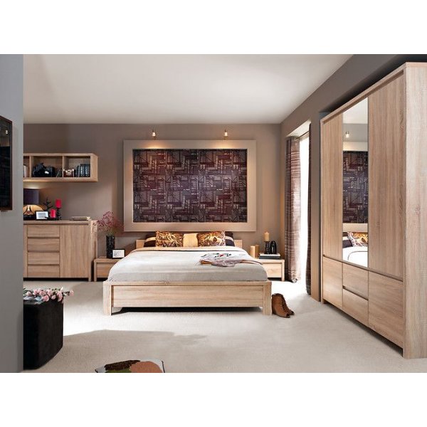 Kleiderschrank Filippa - Eiche hell