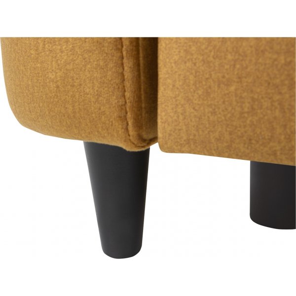 Schlafsofa mit Lattenrost - Gelb