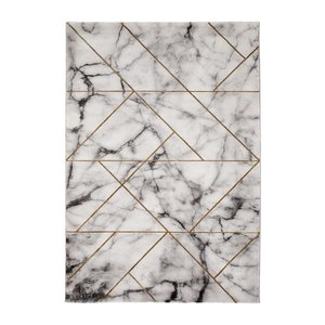 Maschinengewebter Teppich - Craft Marble Gold