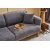 Reims 3-Sitzer-Sofa - Grau