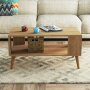 City Couchtisch 90 x 41,6 cm - Eiche