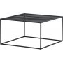 Netz Couchtisch 80 x 80 cm - Schwarz