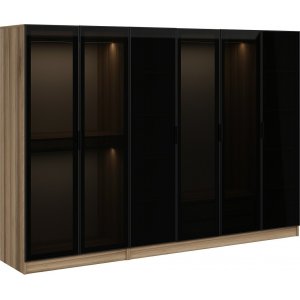 Cavolo Kleiderschrank 270x52x210 cm, Variante A - Braun