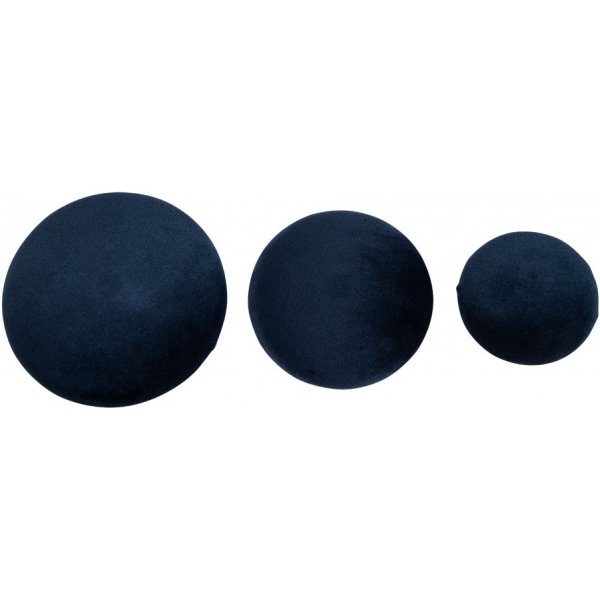 Giza Wandknpfe zum Aufhngen - Blau/Messing - 3 Stk