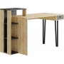 Loyd Schreibtisch 141x92 cm - Eiche/anthrazit