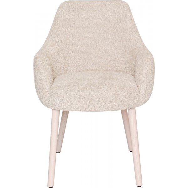 Theo Esszimmerstuhl - Beige/Eiche