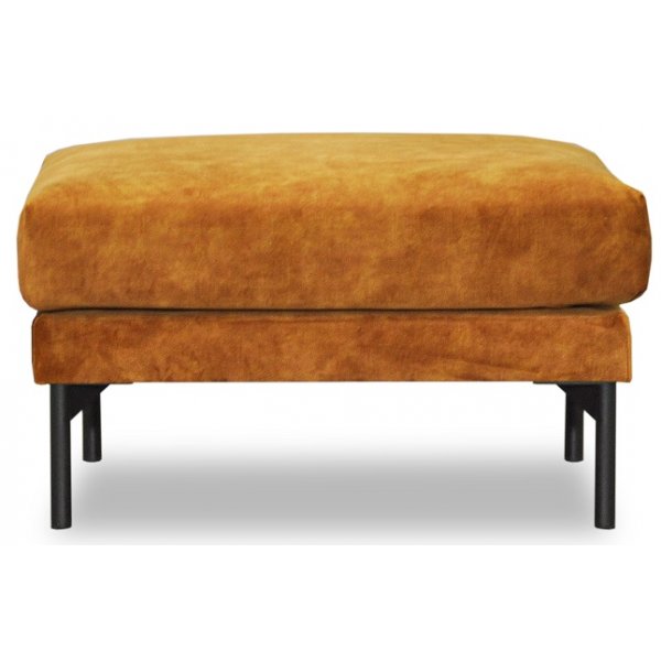 Smilla Hocker 70x60 cm - Goldbrauner Samt Smilla Hocker 70x60 cm - Goldbrauner Samt