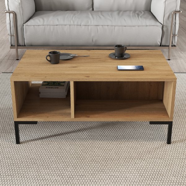 Aurora Couchtisch 90 x 41,6 cm - Eiche