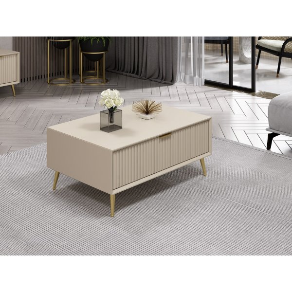 Lux Couchtisch 90 x 60 cm - Beige