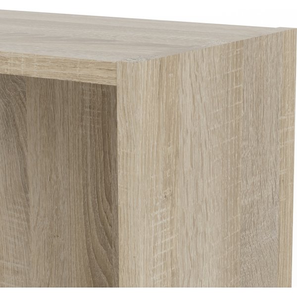 Einfaches hohes und breites B�cherregal - Eiche