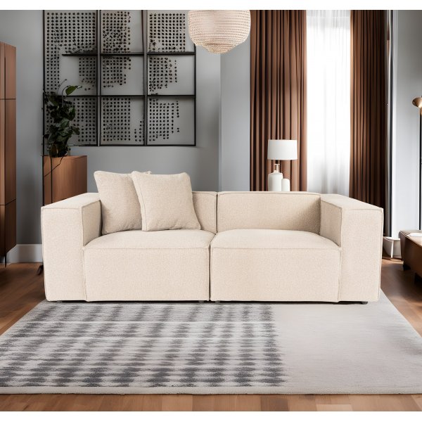 Lora 2-Sitzer-Sofa - Pfirsich Lora 2-Sitzer-Sofa - Pfirsich