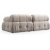 Petite 2-Sitzer-Sofa - Creme