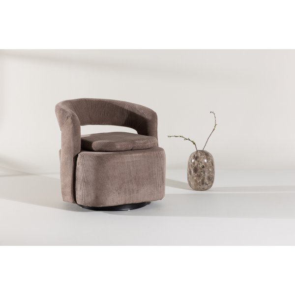 Lorbeer-Sessel - Brauner Cord Lorbeer-Sessel - Brauner Cord