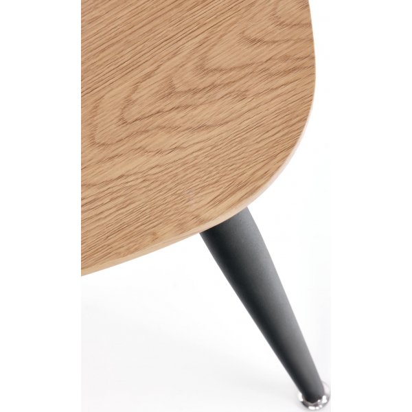 Adaline Couchtisch 40x40 | 60x60 cm - Eiche/schwarz