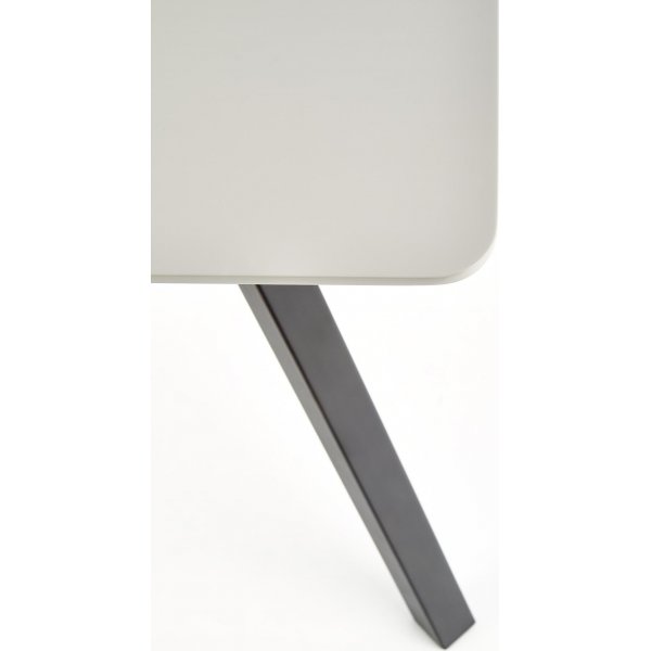 Valarauk Esstisch 140 cm - Hellgrau/Schwarz Valarauk Esstisch 140 cm - Hellgrau/Schwarz