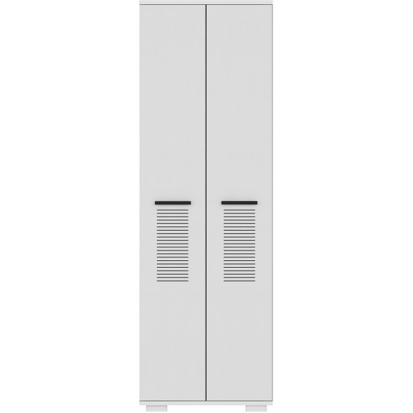 Asimo Kleiderschrank 60 x 44,6 x 183 cm - Wei