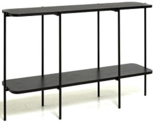 Novis Konsolentisch 120 cm - Schwarz gebeizte Esche
