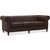 Chesterfield Cambridge 3-Sitzer Sofa - Vintage Stoff + Fleckentferner fr Mbel